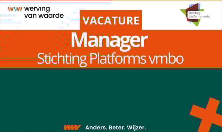 Vacature – Manager Stichting Platforms VMBO